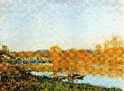 Banks of the Seine near Bougival, Alfred Sisley